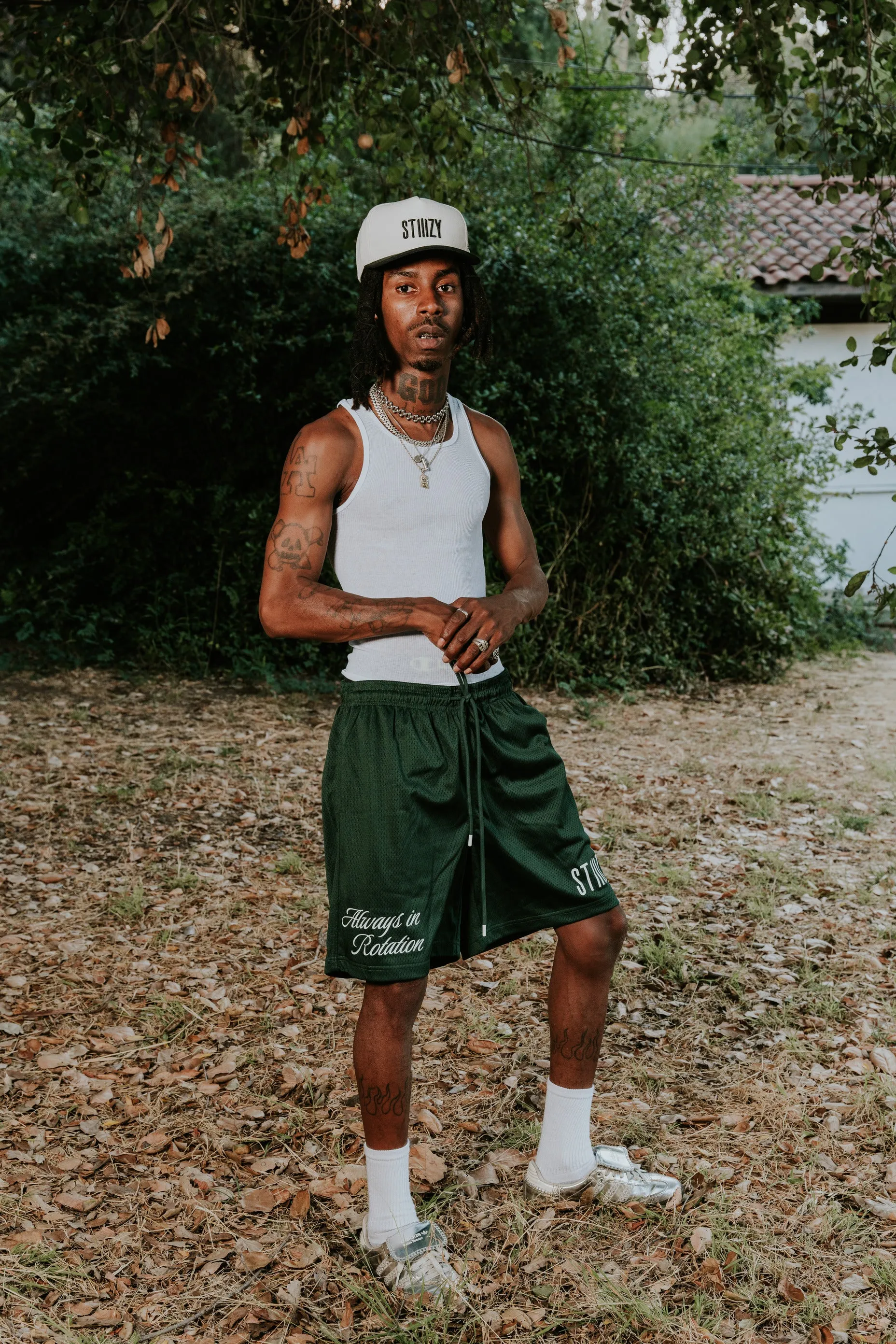 STIIIZY Mesh Basketball Shorts - Green