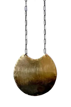 STUDIO 451 JEWELRY GEO DISC MEDIUM NECKLACE BRASS
