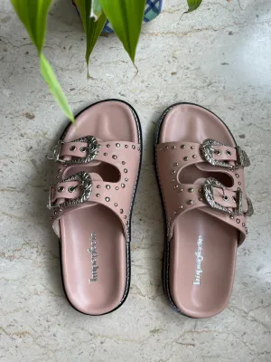 Taylor Swift Slider Sandals - Blush