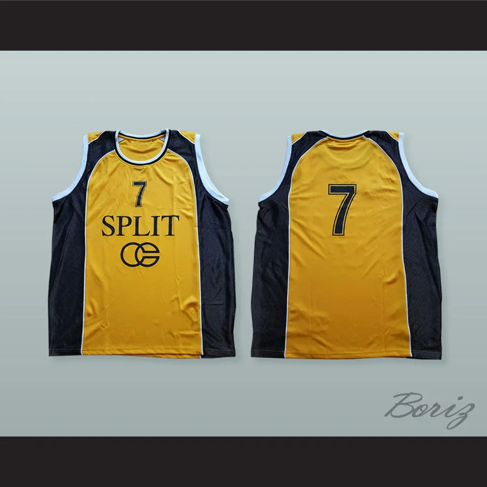 Toni Kukoc 7 KK Split Jugoplastika Basketball Jersey