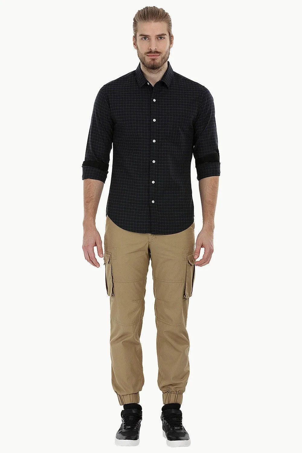 Twill Cuff Jogger Cargo Pants