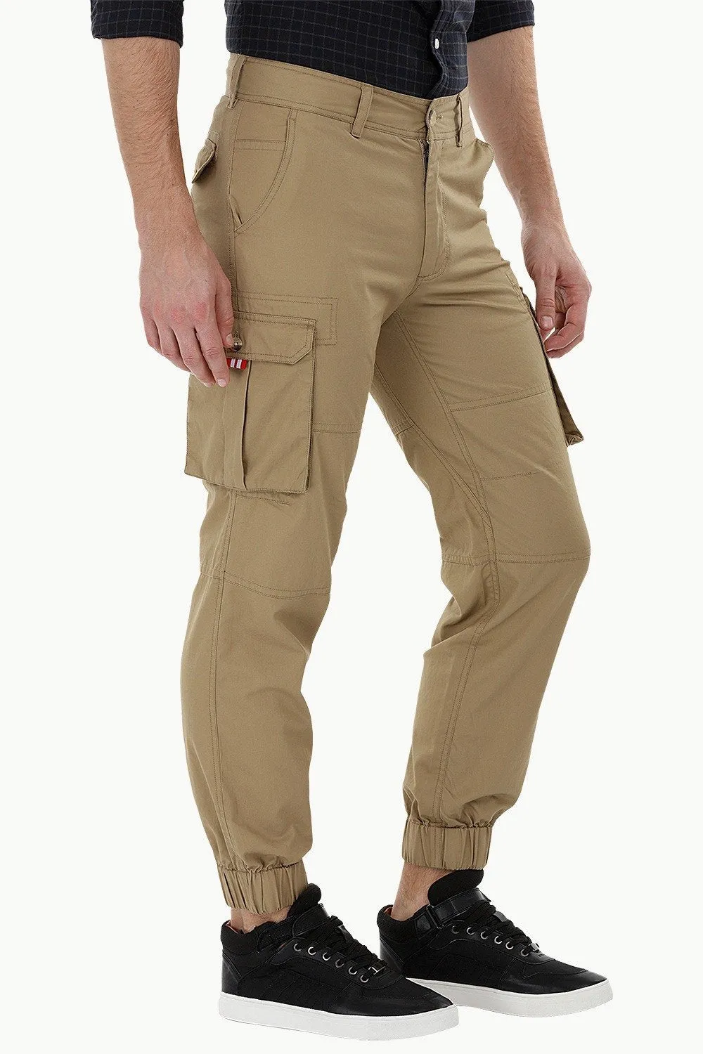Twill Cuff Jogger Cargo Pants
