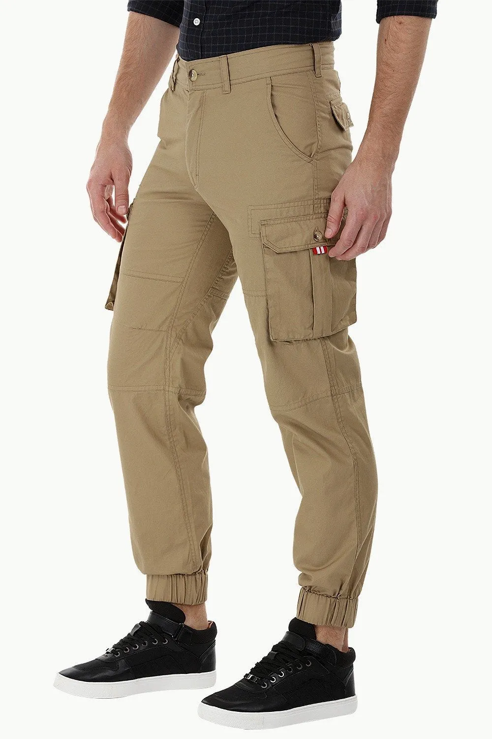 Twill Cuff Jogger Cargo Pants