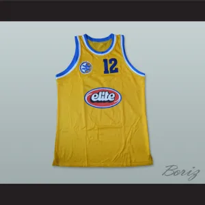 Velibor Radovic 12 Maccabi Tel Aviv Israel Basketball Jersey