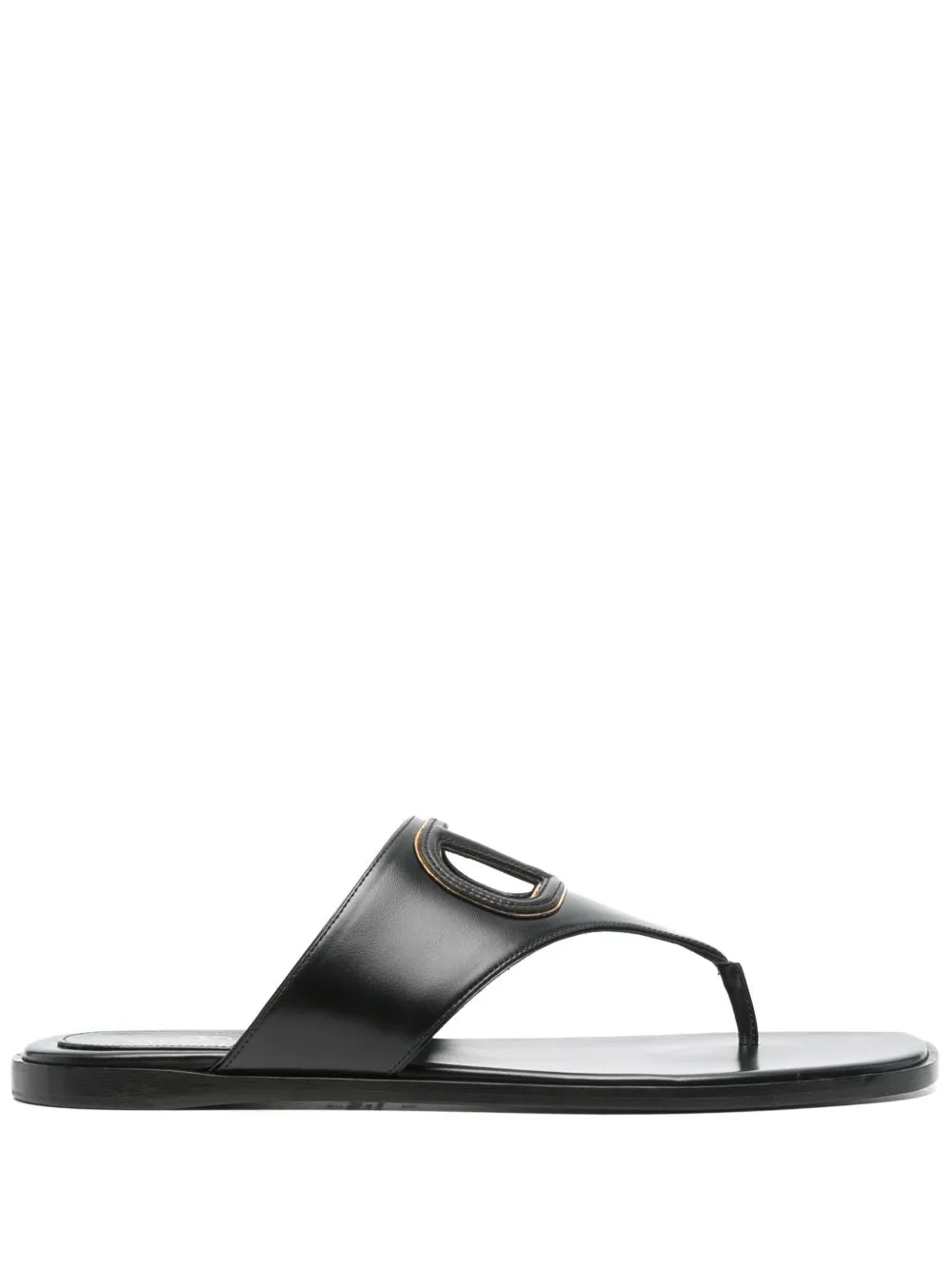 Vlogo cut-out leather sandals