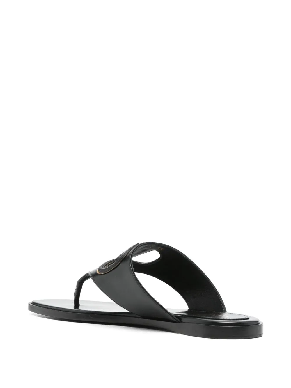 Vlogo cut-out leather sandals