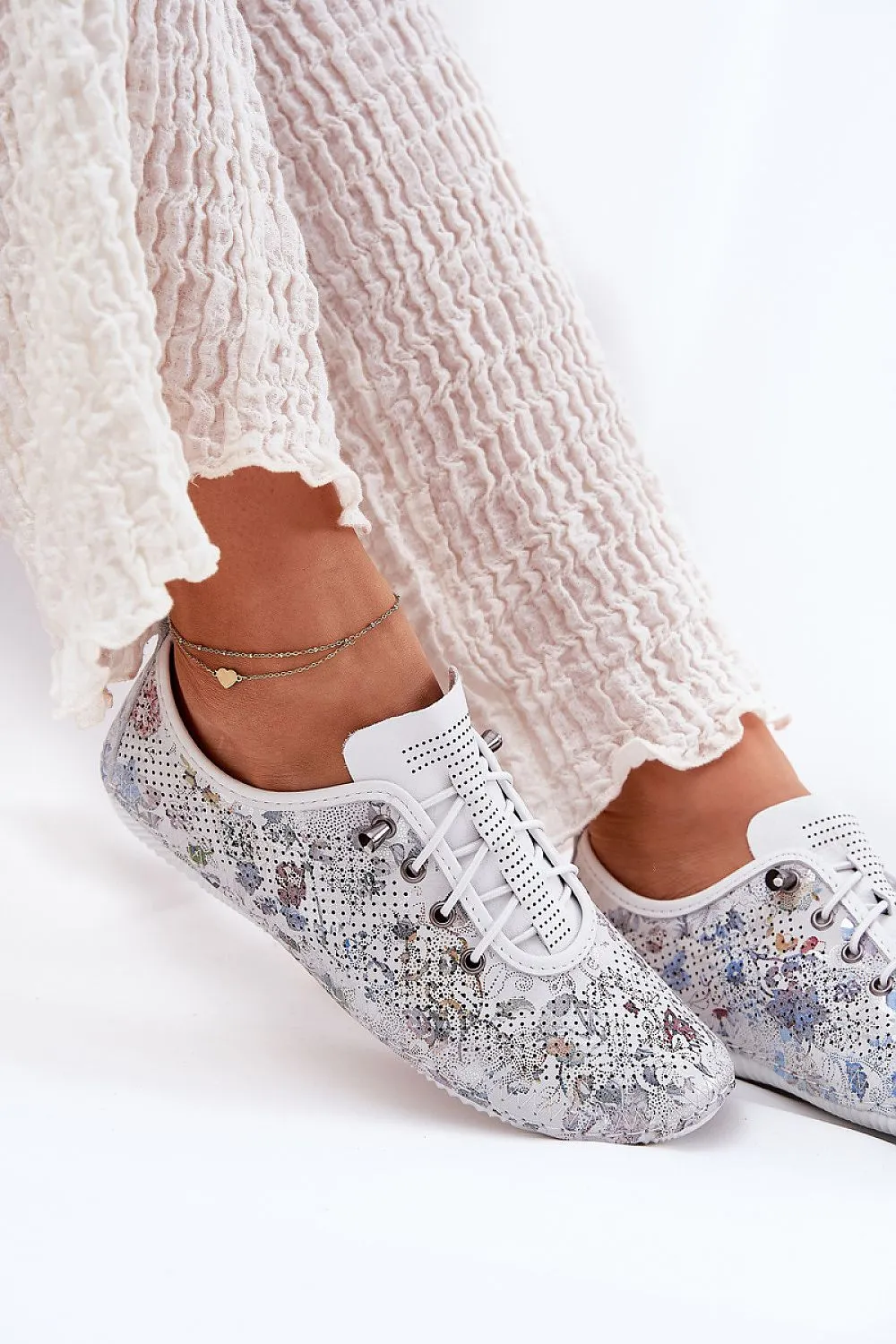 Women's leather loafers