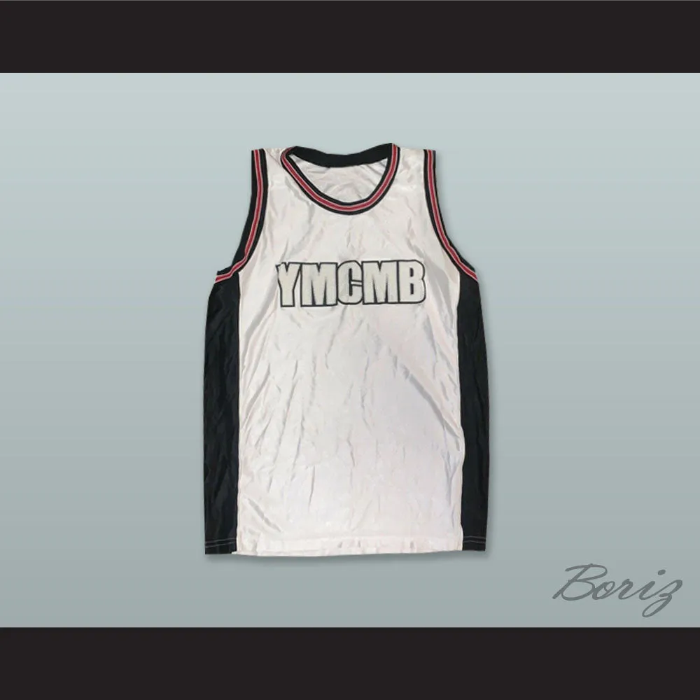 YMCMB Young Money Cash Money Billionaires White Basketball Jersey