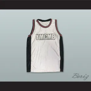 YMCMB Young Money Cash Money Billionaires White Basketball Jersey